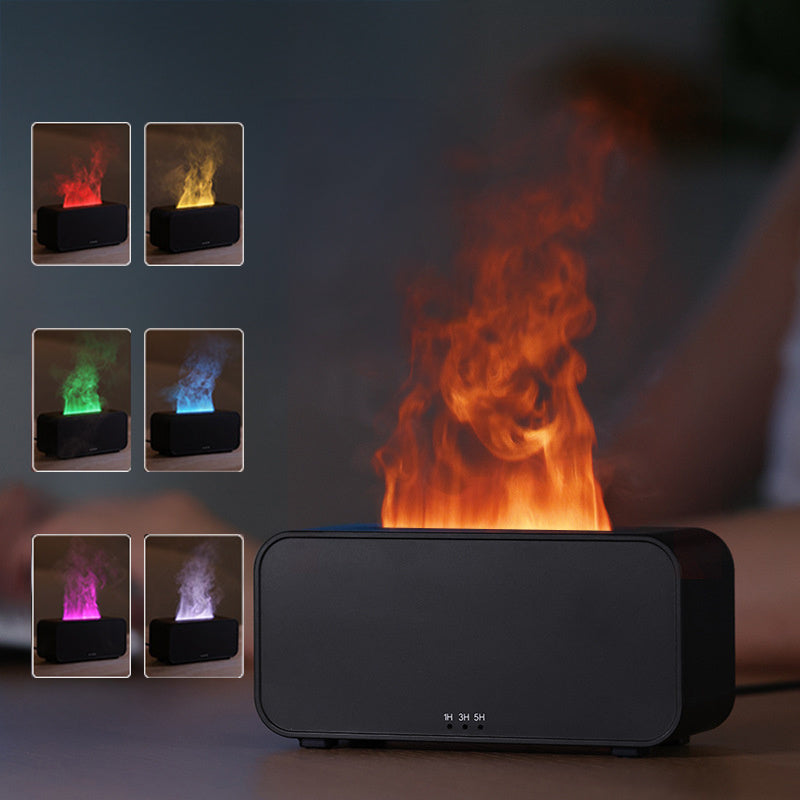 Aroma Diffusor USB Flamme Luftbefeuchter